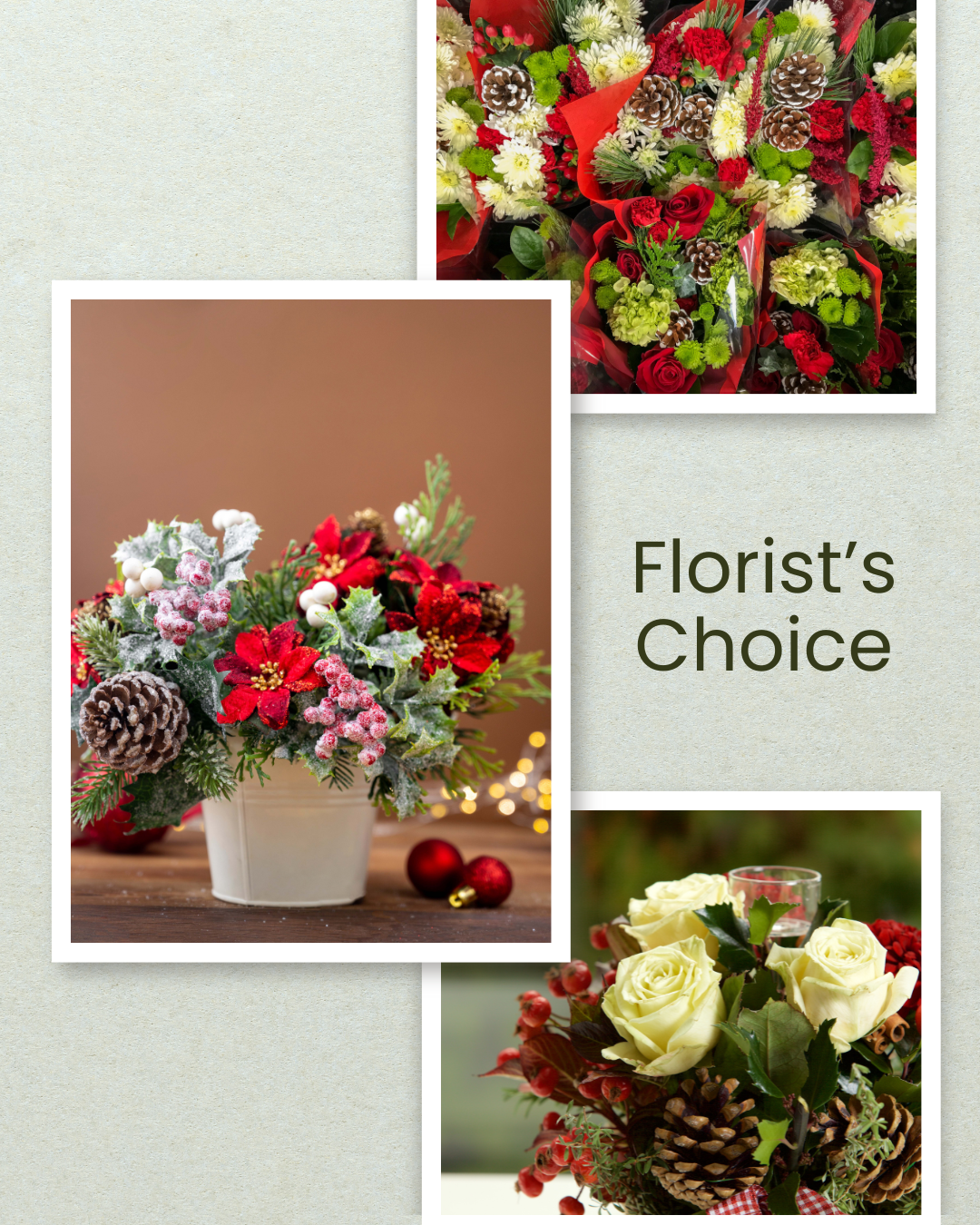 Florist’s Christmas Arrangement