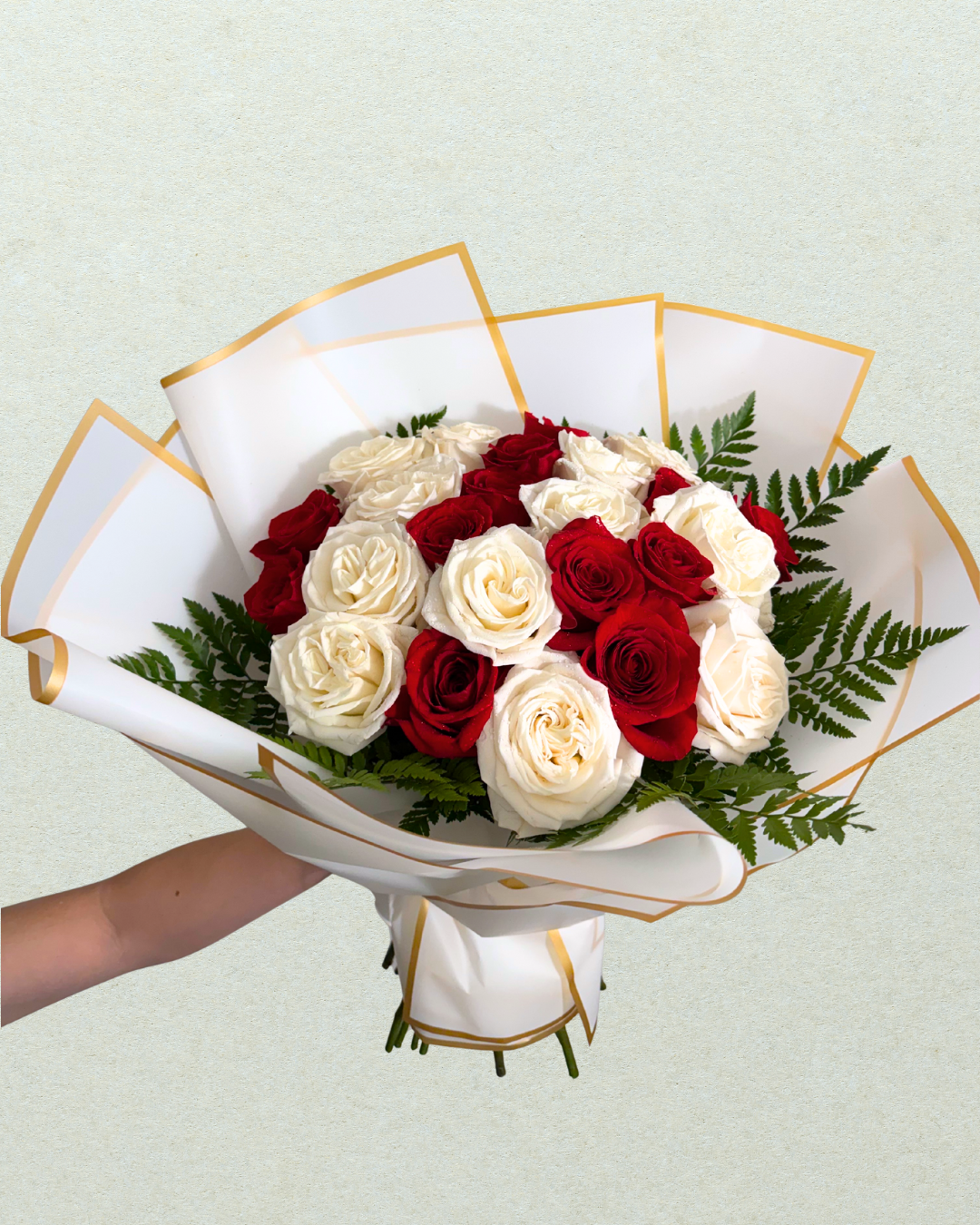 50 Long Roses Premium Long-Stem Roses Bouquet – Sweetheart Rose Florist