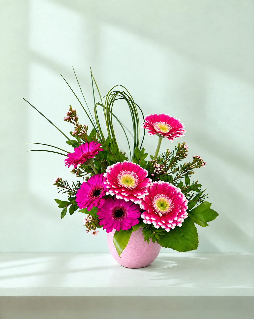 Jazzy Gerbera Pot